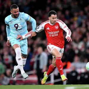 Arsenal v Burnley Print - Premier League Match at Emirates Stadium