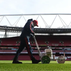 Arsenal v Crystal Palace: Pre-Match Preparations at Emirates Stadium