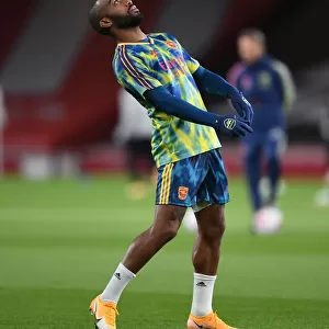 Arsenal v Leicester City: Alexandre Lacazette Prepares for Premier League Showdown at Empty Emirates Stadium (2020-21)