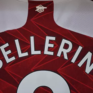 Arsenal v Manchester City: Empty Emirates Stadium - Hector Bellerin's Shirt in the Silent Changing Room (Premier League 2020-21)