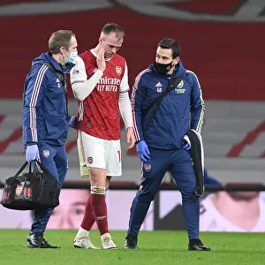 Arsenal v Manchester City: Rob Holding Receives Treatment Amid Strict COVID-19 Protocols