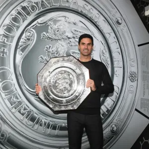 Arsenal Victorious: Mikel Arteta Celebrates FA Community Shield Win Against Liverpool