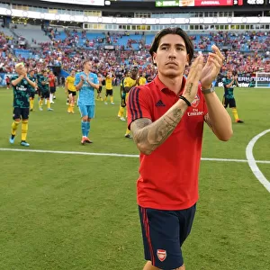Arsenal vs. ACF Fiorentina: Hector Bellerin in Action at 2019 International Champions Cup, Charlotte