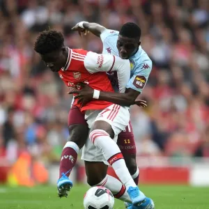 Arsenal vs Aston Villa: Bukayo Saka Clash with Nakamba in Premier League Showdown