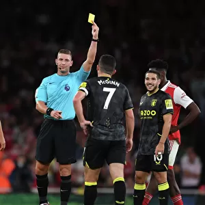 Arsenal vs Aston Villa: Referee Issues Yellow Card to John McGinn in 2022-23 Premier League Clash
