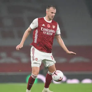 Arsenal vs Aston Villa: Rob Holding in Action at Emirates Stadium (Premier League 2020-21)