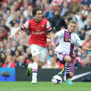 Arsenal vs. Aston Villa: Rosicky vs. Weimann - Premier League Clash, 2013