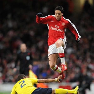 Arsenal vs. Barcelona: Samir Nasri vs. Daniel Alves - Thrilling 2:2 Stalemate in the 2010 UEFA Champions League Quarterfinals