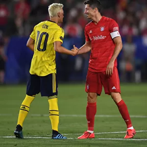 Arsenal vs. Bayern Munich: Mesut Ozil and Robert Lewandowski Clash in 2019 International Champions Cup
