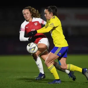 Arsenal vs Birmingham City Women: Lia Walti and Lucy Staniforth Clash in FA WSL Continental Tyres Cup Match Arsenal vs Birmingham City Women: Lia Walti and Lucy Staniforth Clash in FA WSL Continental Tyres Cup Match