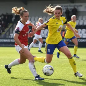 Arsenal vs Birmingham Women: Clash between Lia Walti and Chloe Arthur in WSL Action