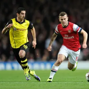 Arsenal vs Borussia Dortmund: Wilshere vs Mkhitaryan Clash in the Champions League