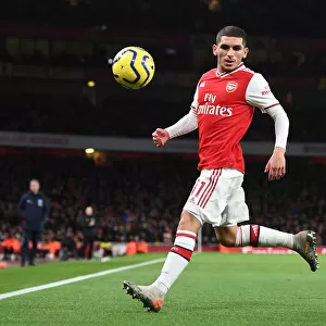 Arsenal vs Brighton & Hove Albion: Lucas Torreira in Action at Emirates Stadium (Premier League 2019-20)