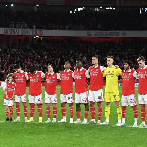 Arsenal vs Brighton & Hove Albion: Pre-Match Line-Up at Emirages Stadium - Carabao Cup Third Round, 2022-23