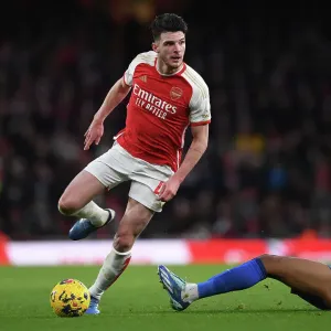 Arsenal vs Brighton & Hove Albion: Declan Rice in Action - Premier League 2023-24