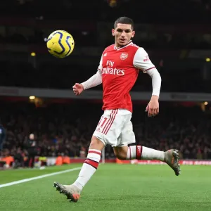 Arsenal vs Brighton & Hove Albion: Lucas Torreira in Action at Emirates Stadium (Premier League 2019-20)