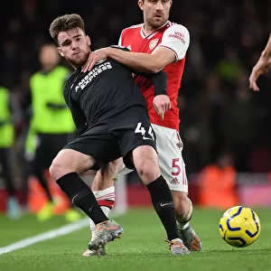 Arsenal vs Brighton: Sokratis Clashes with Connelly in Intense Premier League Showdown
