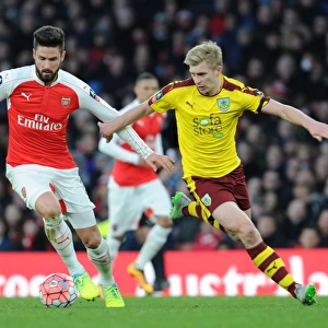 Arsenal vs Burnley: FA Cup Showdown - A Battle between Olivier Giroud and Ben Mee