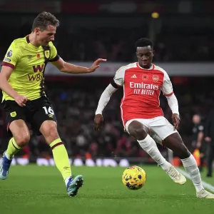 Arsenal vs Burnley: Nketiah Clashes with Berge in Premier League Showdown (2023-24) Arsenal vs Burnley: Nketiah Clashes with Berge in Premier League Showdown (2023-24)