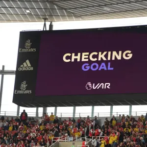 Arsenal vs Burnley Print, Premier League 2019-20 Match at Emirates Stadium