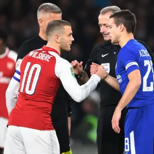 Arsenal vs. Chelsea: Jack Wilshere and Cesar Azpilicueta's Showdown in Carabao Cup Semi-Final at Stamford Bridge Arsenal vs. Chelsea: Jack Wilshere and Cesar Azpilicueta's Showdown in Carabao Cup Semi-Final at Stamford Bridge