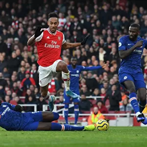 Arsenal vs. Chelsea: Aubameyang Faces Off Against Zouma and Rudiger in Intense Premier League Clash