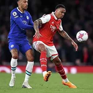 Arsenal vs. Chelsea: Aubameyang and Gabriel Clash in Intense Premier League Showdown (2022-23)