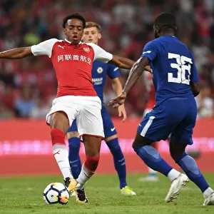 Arsenal vs. Chelsea: Clash of the Titans - Pre-Season Battle between Joe Willock and Jeremie Boga in Beijing
