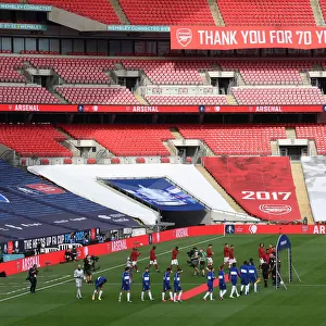 Arsenal vs. Chelsea FA Cup Final at Empty Wembley Stadium, 2020