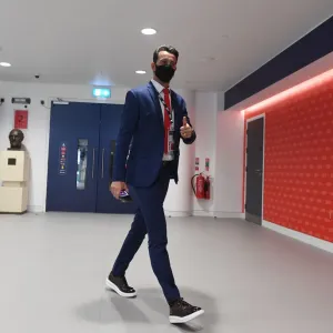 Arsenal vs Chelsea FA Cup Final at Empty Wembley Stadium (2020): Arsenal Technical Director Edu Amid Empty Seats Arsenal vs Chelsea FA Cup Final at Empty Wembley Stadium (2020): Arsenal Technical Director Edu Amid Empty Seats