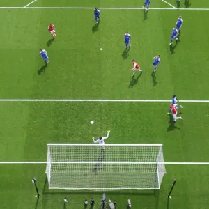 Arsenal vs. Chelsea: Intense Battle in the Penalty Area - Premier League 2011-12 Arsenal vs. Chelsea: Intense Battle in the Penalty Area - Premier League 2011-12