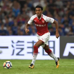 Arsenal vs. Chelsea: Joe Willock in Action during the 2017 Pre-Season Friendly in Beijing
