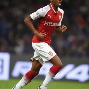 Arsenal vs Chelsea: Joe Willock in Action during Pre-Season Friendly in Beijing, 2017