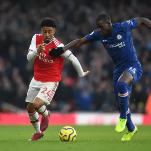 Arsenal vs. Chelsea: Reiss Nelson Fouls by Kurt Zouma in Intense Premier League Clash (2019-20)