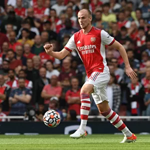 Arsenal vs. Chelsea: Rob Holding in Action at the Emirates Stadium, Premier League 2021-22