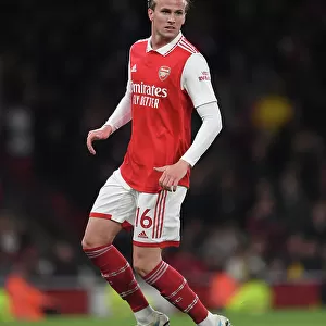 Arsenal vs. Chelsea: Rob Holding in Action at the Emirates Stadium, Premier League 2022-23