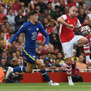Arsenal vs. Chelsea: Rob Holding Faces Off Against Kai Havertz in Intense Premier League Clash