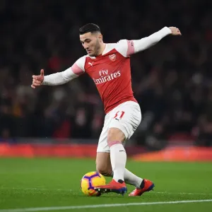 Arsenal vs Chelsea: Sead Kolasinac in Action at the Emirates Stadium, Premier League 2018-19