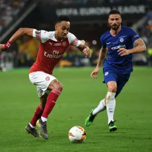 Arsenal vs. Chelsea Showdown: Aubameyang vs. Giroud in Europa League Final