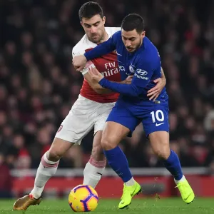 Arsenal vs. Chelsea: Sokratis vs. Hazard - Premier League Clash at Emirates Stadium