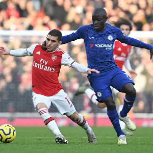 Arsenal vs. Chelsea: Torreira Fouls Kante in Intense Premier League Clash (December 2019)