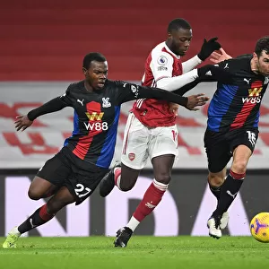 Arsenal vs Crystal Palace: Pepe Takes on Mitchell and McArthur in Empty Emirates Stadium (Premier League 2020-21)