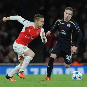 Arsenal vs Dinamo Zagreb: Debuchy vs Rog Clash in 2015-16 UEFA Champions League Arsenal vs Dinamo Zagreb: Debuchy vs Rog Clash in 2015-16 UEFA Champions League
