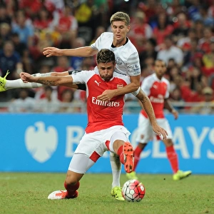 Arsenal vs. Everton: 2015 Barclays Asia Trophy Clash in Singapore