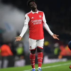 Arsenal vs FC Zurich: Bukayo Saka in Action - UEFA Europa League Group A (2022-23)