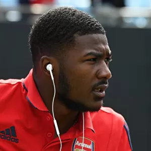 Arsenal vs. Fiorentina: Ainsley Maitland-Niles in Action at the 2019 International Champions Cup, Charlotte
