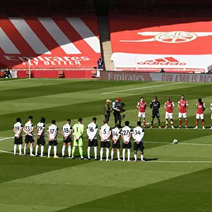 Arsenal vs Fulham: Silence for Prince Philip at Empty Emirates Stadium, April 2021
