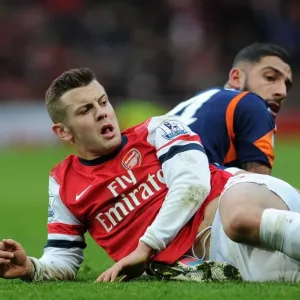 Arsenal vs. Fulham: Wilshere vs. Dejagah - Intense Battle for the Ball (Premier League, 2013-14) Arsenal vs. Fulham: Wilshere vs. Dejagah - Intense Battle for the Ball (Premier League, 2013-14)