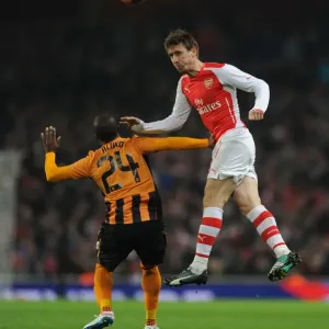 Arsenal vs Hull City: Monreal Leaps Ahead in FA Cup Clash