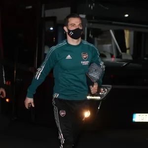 Arsenal vs Leeds United: Cedric's Arrival at Emirates Stadium (Premier League 2020-21) Arsenal vs Leeds United: Cedric's Arrival at Emirates Stadium (Premier League 2020-21)